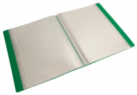 Папка файл А4  10лист 0,50мм, зеленая