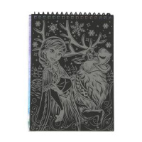 Гравюра в книге 15*21см "Снежная принцесса" 8 картинок 3+