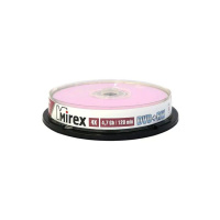 Диск DVD+RW Mirex 4х емкость 4,7Gb  10шт. в банке