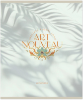 Тетрадь А5 48л кл. Полином "Арт-деко - тени" софт-тач, 4 дизайна