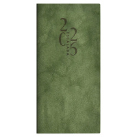 Еженедельник дат. 2026г (80*165мм) 64л., кожзам., мягк.пер. "Тиволи глосс хаки"