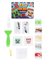 Аквамозаика 390 дет. 4 картинки, планшет "Пиксельный мир"