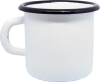 Кружка сувенирная 400 мл  "СПБ. Медный всадник под зонтом"  эмаль