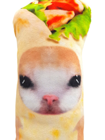 Мягкая игрушка 30см "Кот Шаурма"