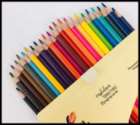 Карандаши цвет. 24цв  Луч "Школа Творчества", трехгранные