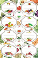 Набор наклеек А5 4л  "Для домашних заготовок"