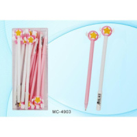 Ручка шариковая "Звезда с крыльями" синяя, ассорти