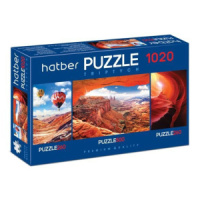 Пазлы 1020 элементов TRIPTYCH  "Adventure" 3 картинки в 1 коробке