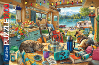 Пазлы 1000 элементов  680*480мм. "Уютный кемпинг" Premium