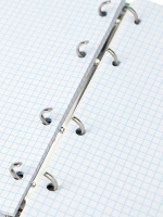 Тетрадь  А5 160л кл. на кольцах Проф-Пресс "Мрамор в синих оттенках" белизна 100%