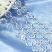 Бусы декоративные  2,7м, прозрачный