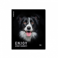 Тетрадь А5  96л кл. Erich Krause "Собаки" матовая ламинация MIX-PACK