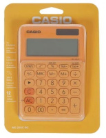 Калькулятор 12 разр. CASIO Casio MS-20UC-RG-S-EC настольный, оранжевый