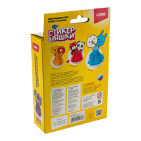 Выращивание кристаллов Стикерняшки "Мороженое для друзей" фиолетовый