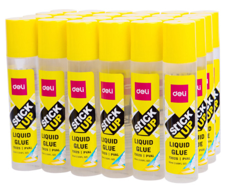 Клей жидкий Deli 50 мл. прозрачный