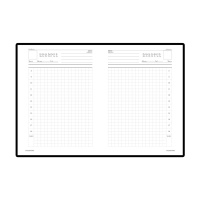 Ежедневник недат. 7БЦ А6 "Горизонт" 256стр., глянц.лам.