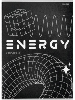 Тетрадь А4  96л кл. скоба Проф-Пресс "Фигуры и линии" холст