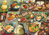 Пазлы 1000 элементов  470*670мм. "Вкус азиатской жизни"