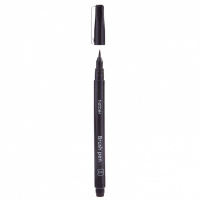 Набор линеров "Terra Colora. Hatber Noir" 0.1,0.3,0.5,0.7мм.,brush 5шт, черный