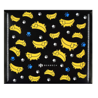 Конверт на кнопке  с рисунком 170*140мм, Собакобананы