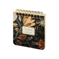"POCKET JOURNAL" 90 х 90 мм, 60 Л, НА ГРЕБНЕ "НОЧНЫЕ ЦВЕТЫ"