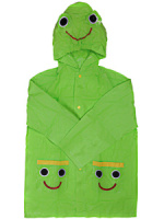 Дождевик-плащ микс размеров "Лягушка" размеры S 70-85,M 85-95,L 95-110,XL 110-125