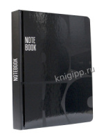 Блокнот А5 7БЦ 168л "Total Black. Black 1" лин., мат.лам.