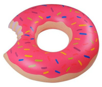 Надувной круг  94см "Клубничный пончик" ТМ INTEX, 3 вида