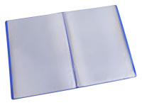 Папка файл А4 100лист 0,70мм, синяя