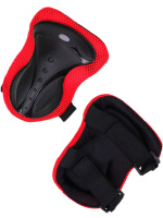 Набор защиты детский на 7-18лет, черно-красный