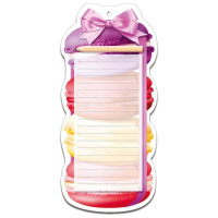 Блок д\записи на магните (120*255мм) "Мои заметки" 40л, ассорти