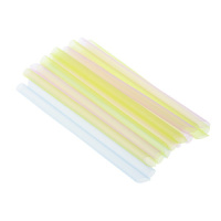 Трубочки для напитков 19см, 20шт, микс