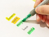 Набор текстовыделителей "Deli" 6 цв., 1-3,5мм, флуор.цвета