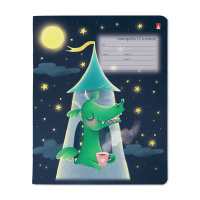 Тетрадь А5 12л лин. Альт "Волшебные драконы" фольга