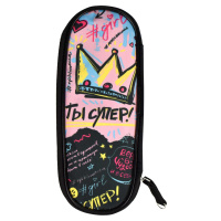 Пенал-косметичка с откид.крышкой (205*75*40) молния, микрофибра "Ты супер!"