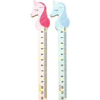 Линейка деревянная фигурная 12 см Unicorn (общая длина линейки 18 см)