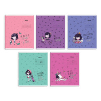 Тетрадь А5 18л лин. Феникс+ "Счастливая жизнь" выб.УФ-лак, белизна 100%