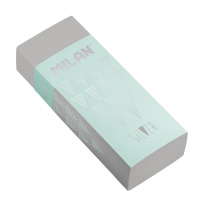 Ластик MILAN из натурального каучука Silver edition