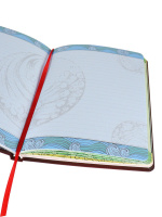 Блокнот таролога А5 96л., 7БЦ "Гримуар. Красный" мат лам+тиснение