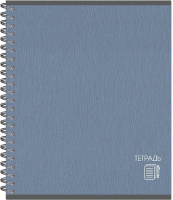 Тетрадь А5  96л кл. гребень Полином "Classic" софт-тач, 4 дизайна, БЕЗ ПОЛЕЙ