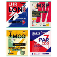 Тетрадь А5  96л кл. BG "Start travel", ассорти, белизна 92%