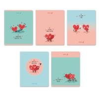 Тетрадь А5  80л кл. Светоч "Ты в моём сердце" твин.лак.