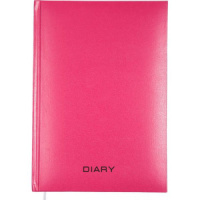 Ежедневник недат. А5 Attomex Even 320стр., розовый, тв.обл., бумвинил, ляссе, 70г/м2