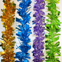 Мишура d=50мм, 2м "24" цвет ассорти