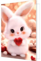 Открытка 5*4см "Валентинка"