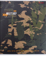 Тетрадь А5 48л кл. Проф-Пресс "Камуфляжная тема" тисн.лен