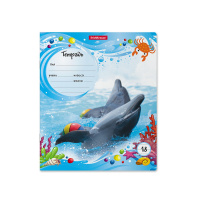 Тетрадь А5 18л лин. Erich Krause "Дельфины"