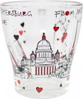 Кружка "From SPb with love" стекло