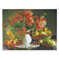 Мозаика алмазная по номерам на холсте 40*50см "Осенний букет" с подрамником