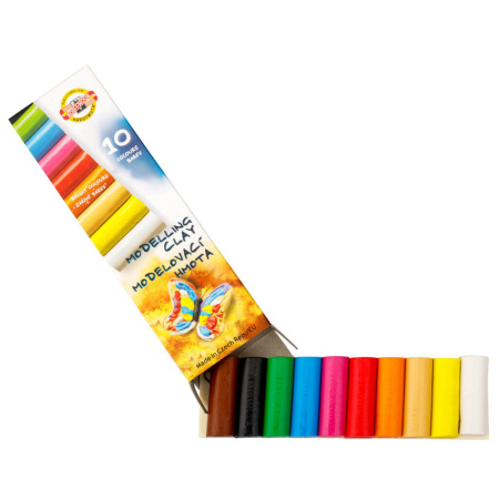 Пластилин 10цв 200гр. Детский, карт.упак.